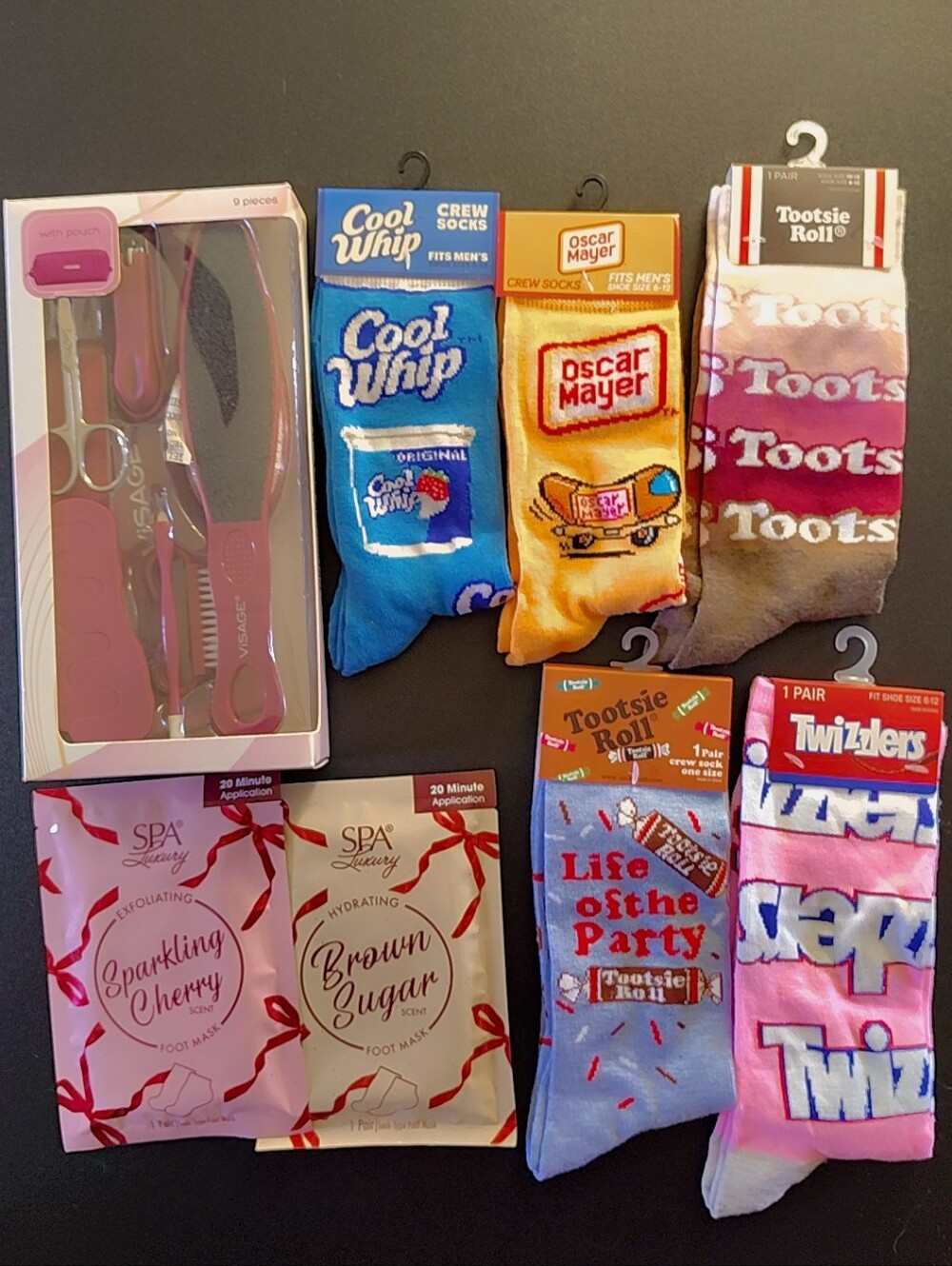 Cozy Spa Sock Gift Bundle Set 16 Piece Total